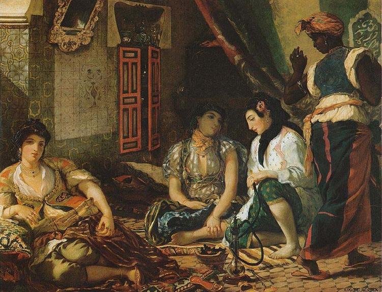 Eugene Delacroix The Women of Algiers oil painting picture